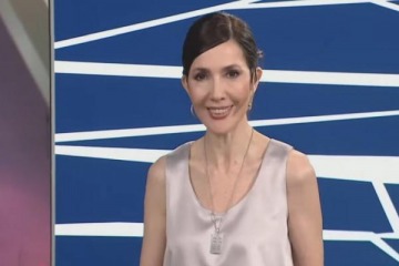 Insólito: Cristina Pérez mostró un "dibujito" que hizo Milei para defender su plan económico