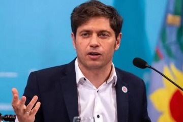 Kicillof celebró el rechazo a los vetos de Milei: "El pueblo está de pie"