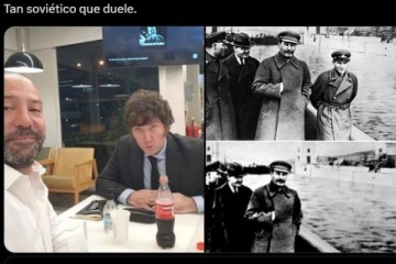  Un tuitero mileísta quiso enaltecer a Milei pero borró a Spagnuolo y lo compararon con Stalin