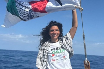 Foto de Celeste Fierro fue detenida por Israel mientras participaba de la Flotilla Global por Gaza