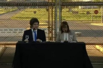 Con la cara de Espert en primera fila, Milei y Bullrich presentan la reforma del Código Penal 