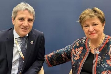 Georgieva habló con Luis Caputo: "Trabajamos para promover la estabilidad macroeconómica y el crecimiento"