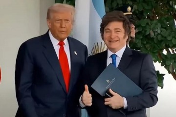 Estamos para apoyarte en las próximas elecciones: condicionante respaldo de Trump a Milei