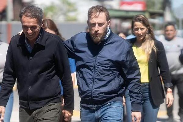 Otermín y Katopodis recorrieron la reconstrucción de la avenida Recondo en Lomas