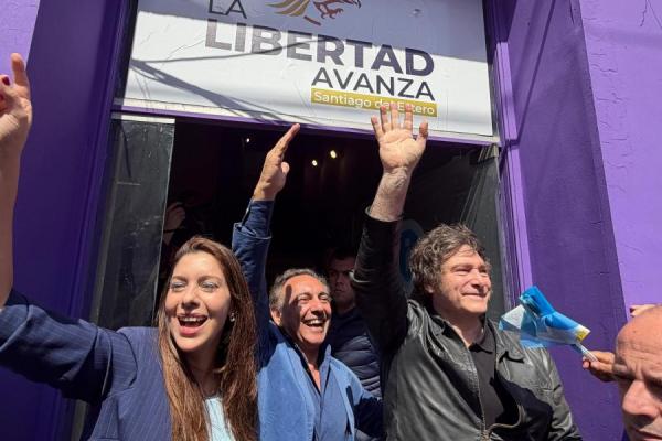 "Estamos transformando al país": el mensaje de Milei a los militantes libertarios desde Santiago del Estero