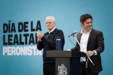 Kicillof llamó a votar el 26 de octubre a Fuerza Patria para ponerle un freno a Milei