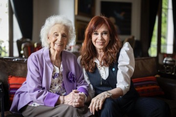 Cristina Kirchner y Axel Kicillof saludaron a Estela de Carlotto por su cumpleaños: Una persona imprescindible