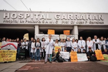 Trabajadores del Hospital Garrahan denunciaron penalmente a Milei por no aplicar la Ley de Emergencia Pediátrica