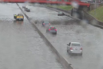Tormentas en el AMBA: inundaciones y cortes de luz tras caer más de 100 milímetros de agua