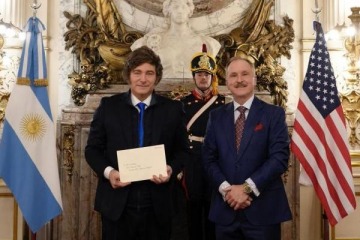 Milei recibió a los embajadores de EEUU y UK, y Quirno adelantó su plan de vender Argentina al mundo