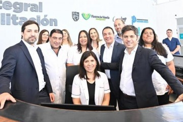 Kicillof inauguró un Centro de Atención Integral de Rehabilitación