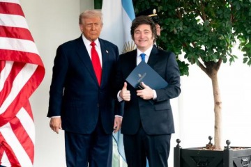 "Está haciendo a la Argentina grande de nuevo": Guiño de Trump a Milei en el sorteo del Mundial 2026
