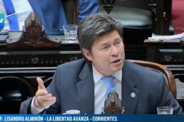 El ins&oacute;lito error del libertario Almir&oacute;n, que elogi&oacute; un art&iacute;culo del dictamen del peronismo creyendo que era el propio