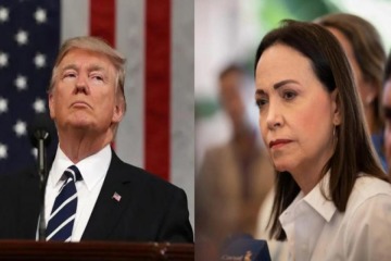 Trump le habr&iacute;a soltado la mano a Corina Machado tras aceptar el Premio Nobel