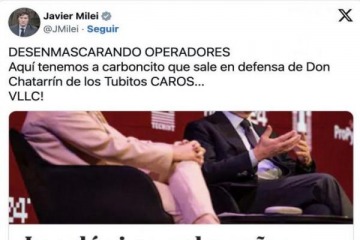 Milei calific&oacute; a Paolo Rocca como "Don Chatarr&iacute;n" por los ca&ntilde;os de Vaca Muerta