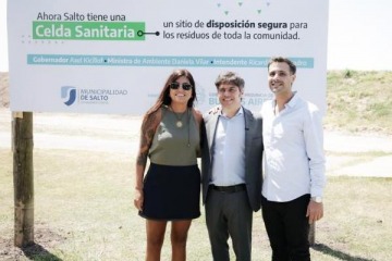 El gobierno bonaerense cerr&oacute; un basural hist&oacute;rico y pusieron en marcha un complejo ambiental en Salto