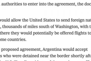 Qu&eacute; dice la nota del New York Times sobre las posibles deportaciones de EEUU a Argentina