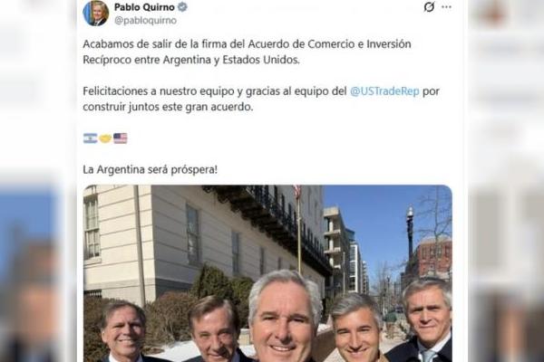 Un acuerdo a medida de Washington: el Gobierno selló otro gesto de alineamiento con EEUU
