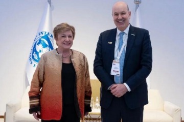 Foto de Sturzenegger se reuni� con Kristalina Georgieva y revisaron "los avances en desregulaci�n"