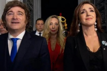 Foto de Interna libertaria en vivo: empujones, desaires y gestos de tensión entre Javier Milei, Karina Milei y Victoria Villarruel