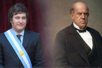 Foto de "Genialidades": Milei se compar� con Sarmiento en un posteo repleto de elogios sobre s� mismo