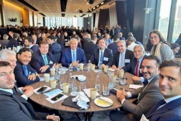 All inclusive: los gobernadores que viajaron a Nueva York a respaldar el plan econ&oacute;mico de Javier Milei