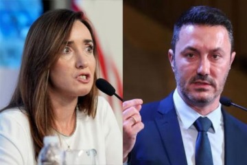 Victoria Villarruel denunci&oacute; a Luis Petri por "calumnias" y "atentado contra el orden p&uacute;blico"