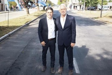 Alak y Kicillof inauguraron la tercera etapa del ensanche y pavimentaci&oacute;n de la avenida 60 en Los Hornos