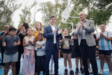 Kicillof encabez&oacute; una ronda de inauguraciones en Berisso y remarc&oacute; diferencias con el Gobierno nacional