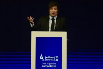 Javier Milei expondr&aacute; ante empresarios de AmCham antes de viajar a Israel