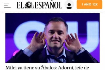En Espa&ntilde;a hablan del Caso Adorni: un diario lo compar&oacute; con un exministro que termin&oacute; preso por corrupci&oacute;n