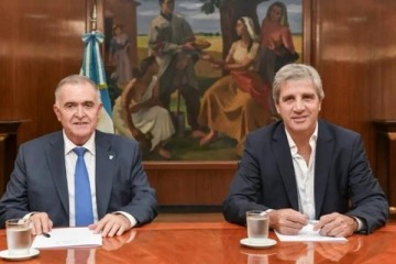 Foto de Osvaldo Jaldo y Luis Caputo se encontraron y avanzaron en una obra h�drica clave para Tucum�n