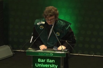 Tras ser premiado en Tel Aviv, Milei advirti&oacute; sobre la guerra en Medio Oriente: �Nos van a querer matar�