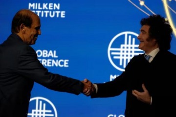 Milei volvi&oacute; a buscar respaldo entre empresarios de EE.UU. y habl&oacute; de un �sue&ntilde;o americano� continental