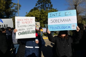 Foto de El Gobierno militariz� el INTI para restringir el ingreso de empresarios que apoyan el reclamo del organismo