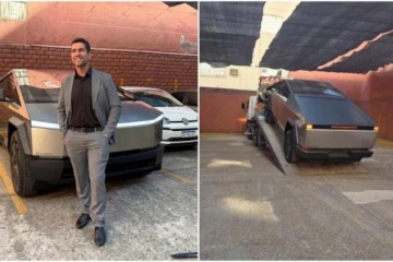 Pese a la opulencia del automotor, se llevaron en gr&uacute;a el Tesla millonario que el diputado libertario llev&oacute; al Congreso