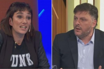 Foto de Fuerte cruce entre Leandro Santoro y Leila Gianni en vivo: chicanas y carpetazo