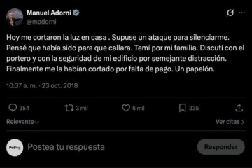 Del corte de luz a los US$500 mil: reflotan viejos posteos de Adorni tras sus explicaciones patrimoniales