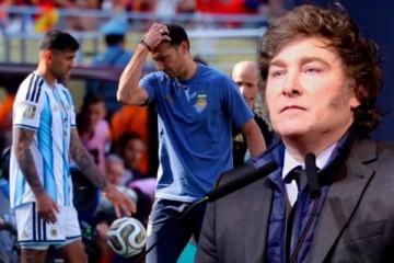 Foto de Javier Milei evita dar precisiones sobre el feriado nacional para los festejos de la Selección