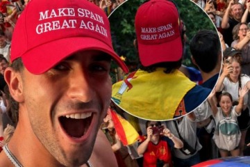 Foto de "Make Spain Great Again": la frase de Ferran Torres que generó polémica en los festejos españoles