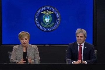 Georgieva apoy&oacute; el plan de Gobierno pero alert&oacute; por el empleo y las pymes