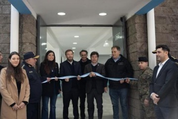 Oterm&iacute;n y Kicillof inauguraron una Base UTOI con 100 nuevos efectivos en Lomas