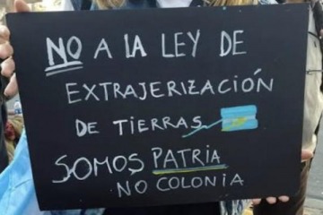 La tierra en disputa: crece la marcha al Congreso contra el proyecto de Milei que flexibiliza la venta a extranjeros
