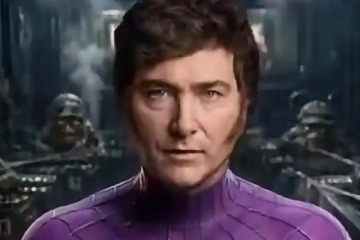Milei se disfraz&oacute; de Spiderman y carg&oacute; contra el kirchnerismo antes de la reforma del Banco Central