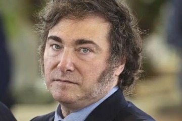 Javier Milei utiliz&oacute; la frase "Nunca M&aacute;s" de forma ir&oacute;nica para referirse al Banco Central