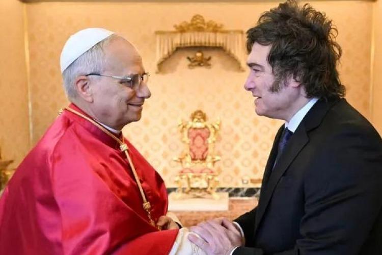 El Gobierno confirmó que León XIV mantendrá un encuentro privado con Javier Milei