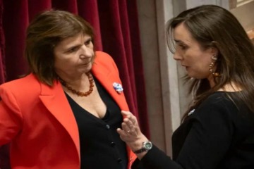Bronca de Bullrich con Villarruel por autorizar el voto virtual de Fern&aacute;ndez Sagasti