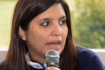 Foto de Daniela Vilar denunci� que la reforma de la Ley de Tierras abre la puerta a la extranjerizaci�n de zonas estrat�gicas