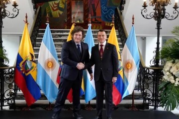 Javier Milei ya se encuentra en Colombia para participar de la asunci&oacute;n de Abelardo de la Espriella