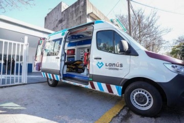 Foto de El Municipio de Lanús sumó una nueva unidad de traslado crítico al sistema de emergencia local